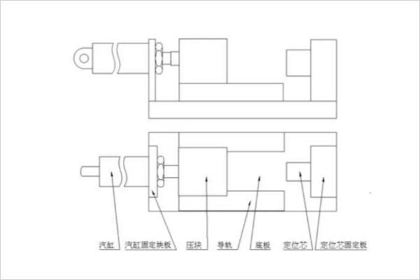 钻孔、铣面工装